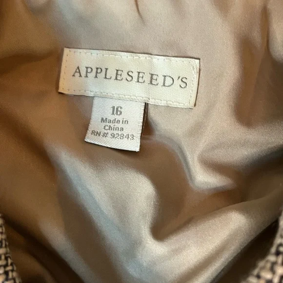 Appleseed's Kids Light Gray Tweed Blazer - Picture 3 of 11